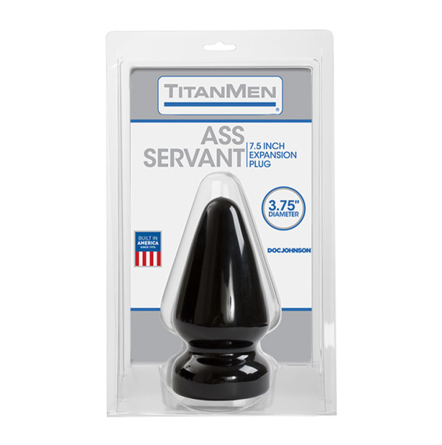 Пробка для фистинга Doc Johnson Titanmen Tools - Butt Plug 3.75 Inch Ass Servant
