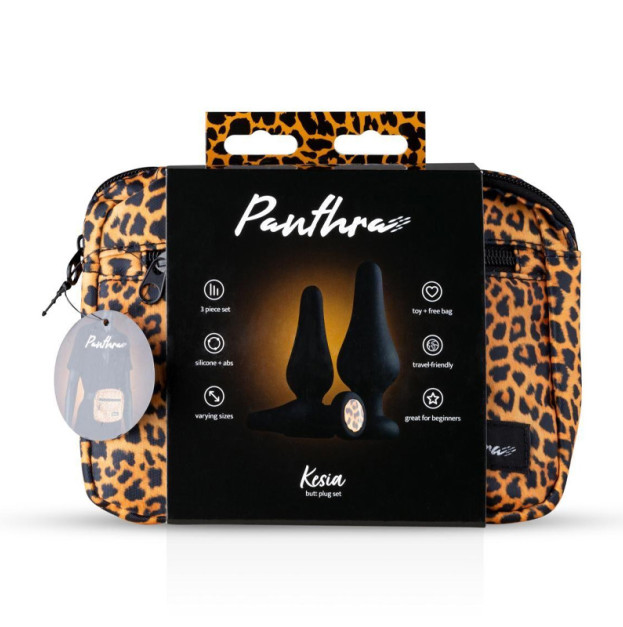 Набор силиконовых анальных пробок Panthra Kesia