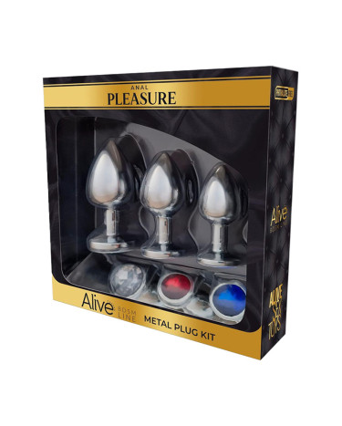 Set of anal metal plugs Nexus ANAL BEGINNER KIT