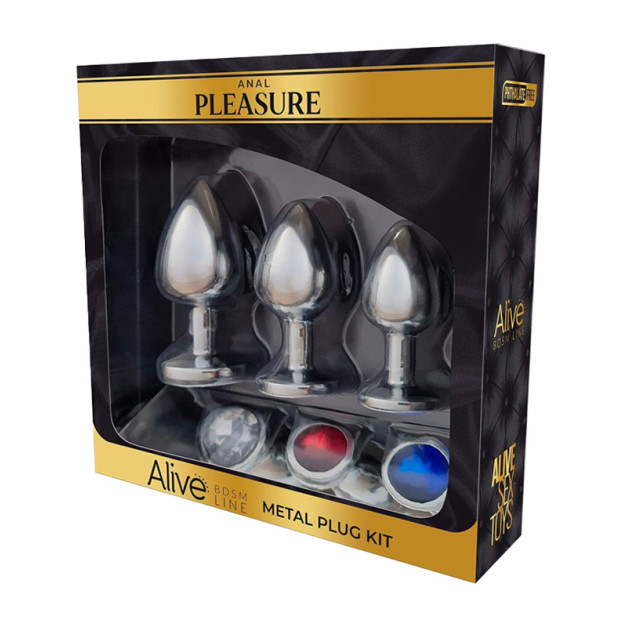 Набор анальных металлических пробок Nexus ANAL BEGINNER KIT
