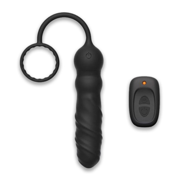 Анальный вибратор с эрекционным кольцом Dorcel Deep Seeker