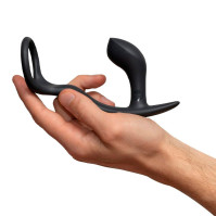Anal plug with erection ring Fun Factory BOOTIE RING slate