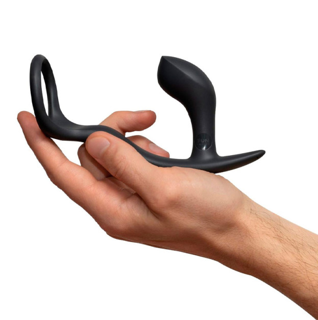 Anal plug with erection ring Fun Factory BOOTIE RING slate