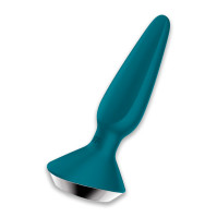 Анальна смарт-вібропробка Satisfyer Plug-ilicious 1 Petrol