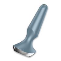 Анальна смарт-вібропробка Satisfyer Plug-ilicious 2 Ice Blue