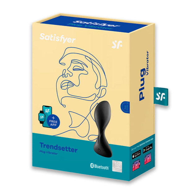 Анальна смарт-вібропробка Satisfyer Trendsetter Black