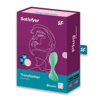Анальна смарт-вібропробка Satisfyer Trendsetter Green
