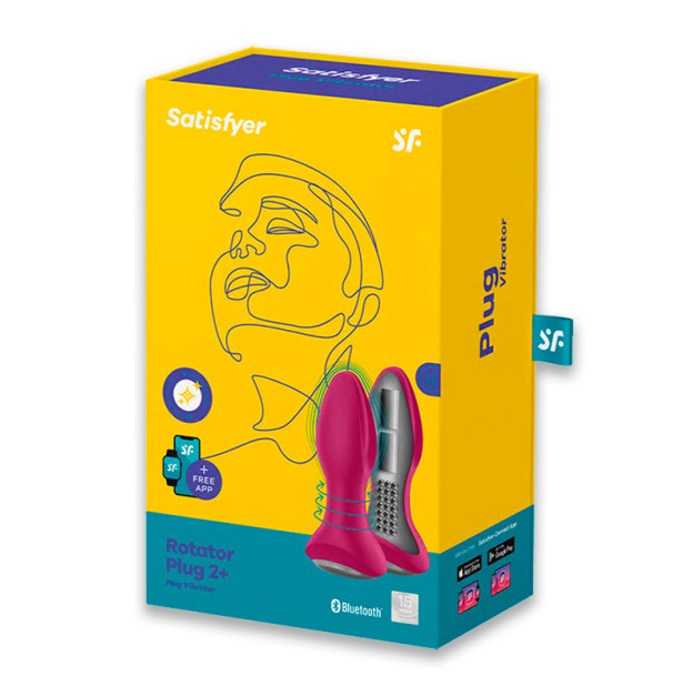 Анальна смарт-вібропробка Satisfyer Rotator Plug 2+ Violet
