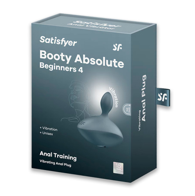 Анальна вібропробка Satisfyer Booty Absolute Beginners 4 Grey