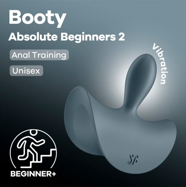 Анальная вибропробка Satisfyer Booty Absolute Beginners 2 Grey