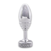 Металева анальна пробка DOXY Butt Plug Ribbed