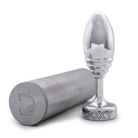 Металева анальна пробка DOXY Butt Plug Ribbed