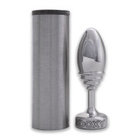 Металева анальна пробка DOXY Butt Plug Ribbed