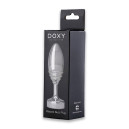 Металлическая анальная пробка DOXY Butt Plug Ribbed