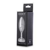 Металева анальна пробка DOXY Butt Plug Ribbed
