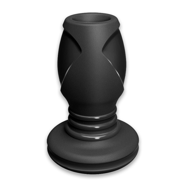 Анальний тунель Doc Johnson Platinum Premium Silicone The Stretch Medium Black
