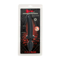 Анальна пробка з ділдо Doc Johnson Kink Dual Density Secondskyn Fuck Plug Black