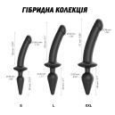 Анальна пробка з ділдо Strap-On-Me Switch Plug-In Realistic Dildo Black L