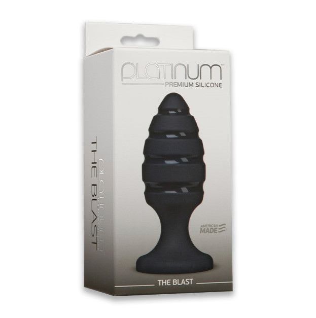 Анальна пробка Doc Johnson Platinum Premium Silicone The Blast Black