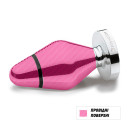 Металева анальна пробка для електростимулятора Mystim John