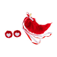 Анальна пробка LOCKINK SEVANDA Red Vixen Set with Pear-shape Plug