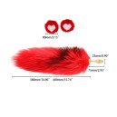 Анальная пробка LOCKINK SEVANDA Red Vixen Set with Pear-shape Plug