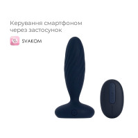 Анальна смарт-вібропробка Svakom Jordan Navy Blue