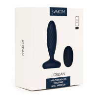 Анальна смарт-вібропробка Svakom Jordan Navy Blue