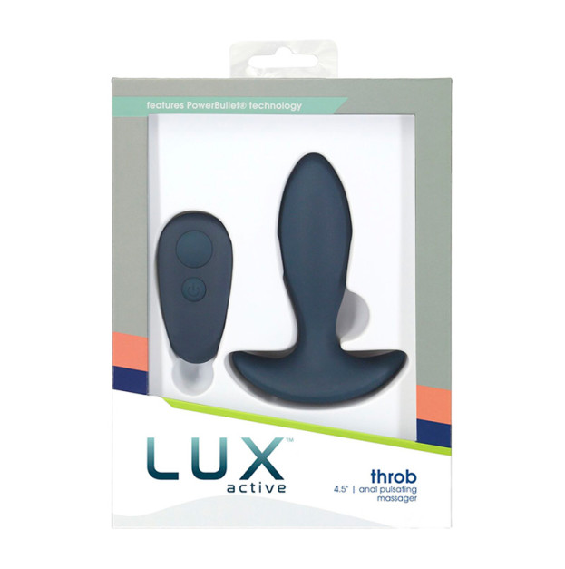 Анальна пробка з пульсацією Lux Active – Throb – 4.5" Anal Pulsating Massager