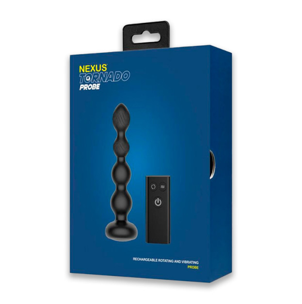 Анальний вібратор Nexus Tornado Probe Edition Black