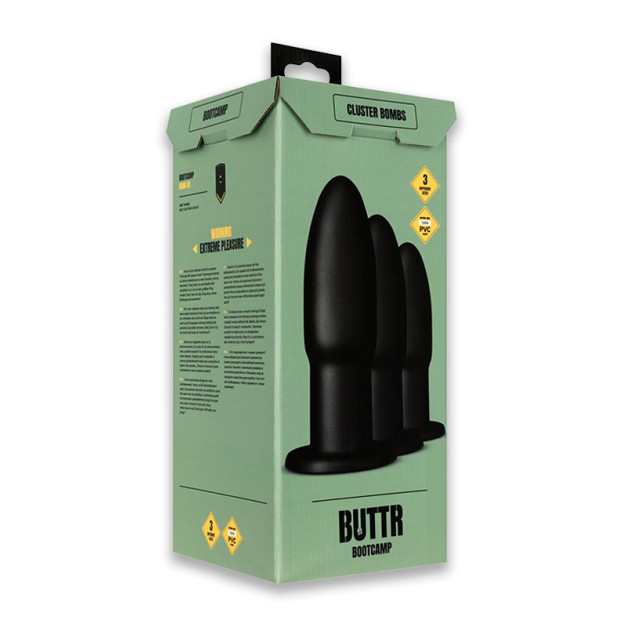 Набір анальних пробок BUTTR - Cluster Bombs Anal Training Set
