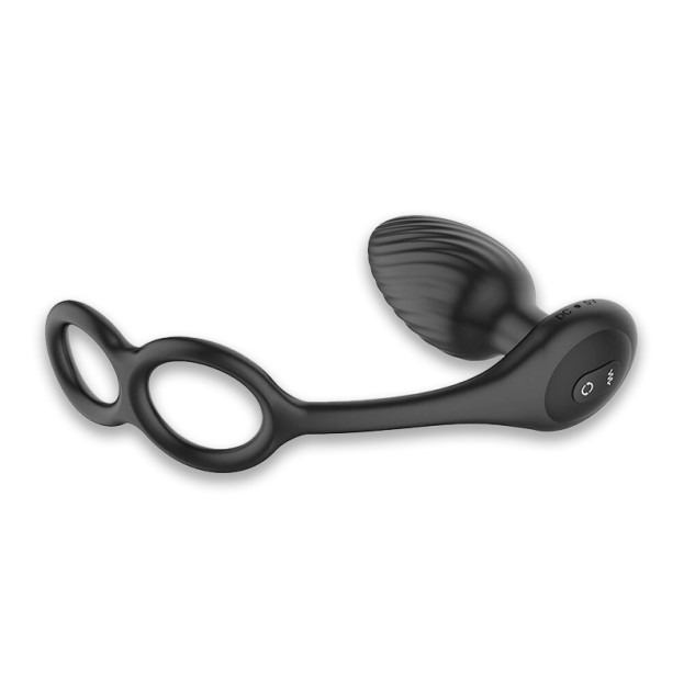 Анальна вібропробка Nexus Tornado Cock and Ball Ring