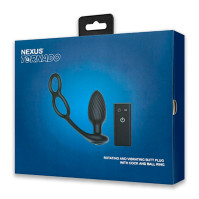 Анальна вібропробка Nexus Tornado Cock and Ball Ring