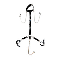Бондажний набір з металевим анальним гаком Art of Sex Beatrice Bondage set with anal hook № 2