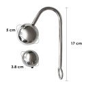 Бондажний набір з металевим анальним гаком Art of Sex Blanca Bondage set with anal hook № 4