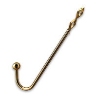 Анальний гак LOCKINK Golden Adjustable Anal Hook Set