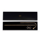 Анальний гак LOCKINK Golden Adjustable Anal Hook Set