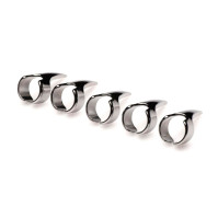 Набір кілець з кігтями Master Series Five-Piece Sensation Claw Rings Silver