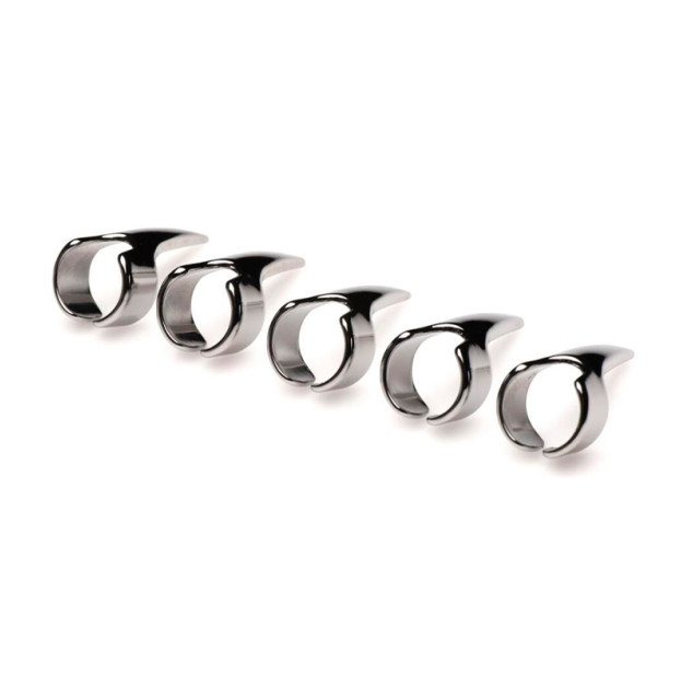Набір кілець з кігтями Master Series Five-Piece Sensation Claw Rings Silver