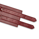 Шкіряний пояс для бондажу Liebe Seele Wine Red Waist Cuff Size S