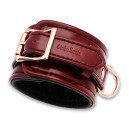 Шкіряні поножі Liebe Seele Wine Red Ankle Cuffs