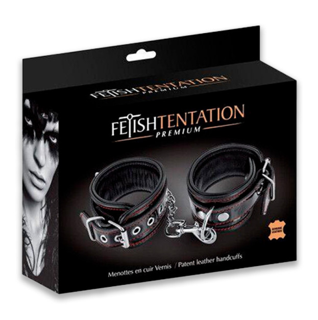 Наручники Fetish Tentation Premium Patent leather handcuffs