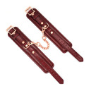 Наручники Liebe Seele Wine Red Wrist Cuffs
