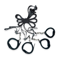 Розтяжка на ліжко Punishment - 5-Piece Bed Restraint Kit - Black