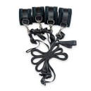 Розтяжка на ліжко Punishment - 5-Piece Bed Restraint Kit - Black