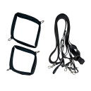 Розтяжка на ліжко Punishment - 5-Piece Bed Restraint Kit - Black
