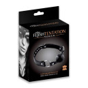 Кляп Fetish Tentation Premium Leather gag with silicone ball Black