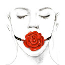 Кляп Zalo Rose Ball Gag