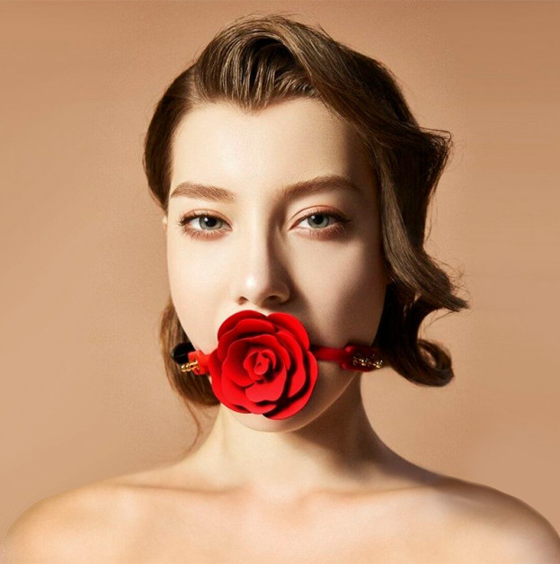 Кляп Zalo Rose Ball Gag