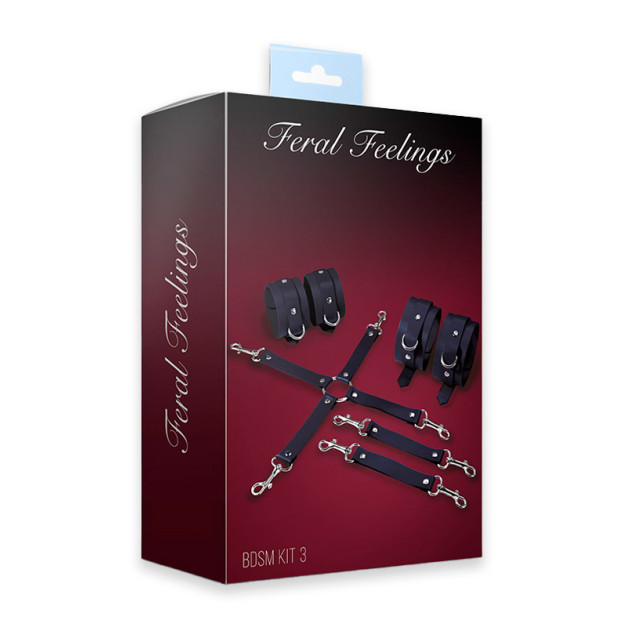 Feral Feelings BDSM Kit 3 Black